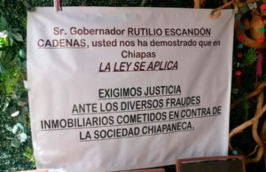Denuncian a empresarios por fraude inmobiliario en Chiapas