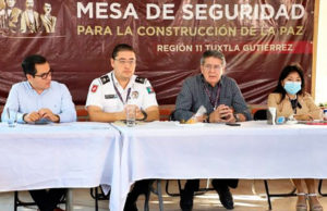 Presenta PC Tuxtla Gutiérrez, Plan Específico de Temporada de Estiaje 2023 en Mesa de Seguridad Región 11