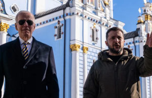 Joe Biden visita Kiev en un gesto de apoyo hacia Ucrania: “la democracia resiste”