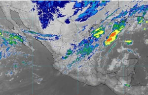 El Frente Frío No. 31 ocasionará lluvias en Chiapas y Tabasco