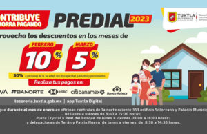 Destaca Carlos Morales que programa de descuentos para pago predial 2023 continúa en Tuxtla Gutiérrez