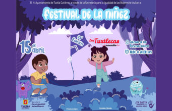 Invita la Secretaría para la Igualdad de las Mujeres Tuxtla a participar en el Festival de la Niñez