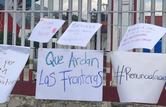 Protestan en Chiapas por incendio en estación migratoria de Juárez