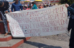 La Organización Emiliano Zapata anuncia movilizaciones para la próxima semana para exigir se cumplan sus demandas