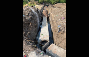 Avanza SMAPA con los trabajos de rehabilitación y reubicación del colector sanitario del arroyo Cerro Hueco