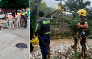 Cuerpos de emergencia continúan búsqueda de biólogo que fue succionado por una alcantarilla el sábado pasado por la tarde