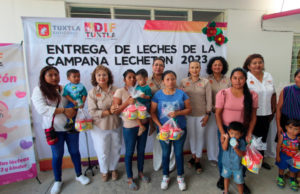 DIF Tuxtla lleva a cabo la “Entrega de Leches de la Campaña Lechetón 2023” en el Centro de Desarrollo Comunitario (CEDECO) Democrática