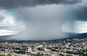 Caída de árboles y techos deja lluvia en Tuxtla Gutiérrez