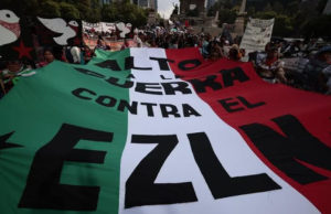 Comunidades zapatistas marchan en Chiapas y CDMX: piden alto a la guerra civil
