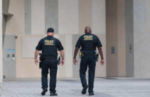 Despliegan fuerte operativo de seguridad en Miami previo a la comparecencia de Trump sobre documentos clasificados