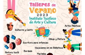 ITAC invita a los cursos de verano 2023 en la Casa de la cultura Luis Alaminos Guerrero en Tuxtla Gutiérrez