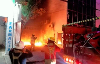 Prenden fuego al Instituto de Elecciones de Chiapas en el marco del proceso electoral