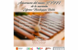 El Ayuntamiento de Tuxtla invita al conversatorio en el marco del 18 Aniversario del Museo de la Marimba