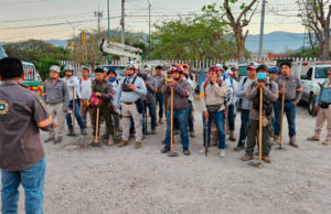 Continuan brigadas de Protección Civil Municipal combatiendo el incendio forestal de la reserva del Cerro de Mactumatzá