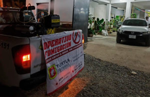 Realiza la Secretaría de Salud Municipal operativos de fumigación en diferentes colonias para prevención de mosquitos