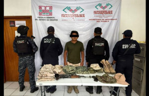 Detiene la SSP en conjunto con la FGE a presunto responsable del homicidio de policías estatales en Frontera Comalapa