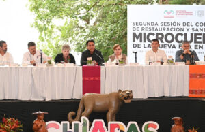 Eduardo Ramírez y Alicia Bárcena encabezan sesión del Consejo Estatal de Microcuencas de la Nueva ERA en Chiapas