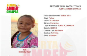 Sujetos ingresan a asaltar un domicilio en Tonalá y secuestran a Zoe, una niña de 7 años que se encontraba durmiendo en el domicilio