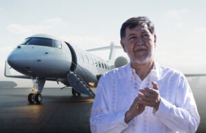 Noroña renta avión privado para realizar gira por Coahuila por 2 mil dólares la hora