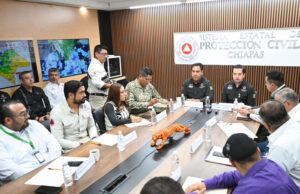 Encabeza Eduardo Ramírez la coordinación de medidas de prevención y atención por lluvias intensas en Chiapas