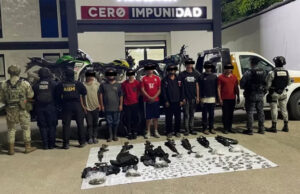 Capturan a 8 presuntos integrantes del CJNG vinculados con la quema de vehículos y bloqueos en Chiapas