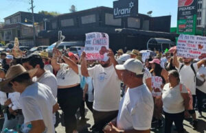 Inicia marcha con miles de asistentes en Uruapan para exigir justicia por el alcalde Carlos Manzo
