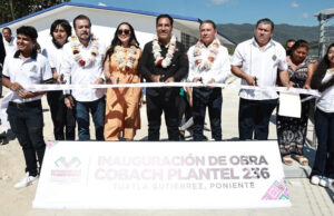 Eduardo Ramírez entrega obras en el Cobach 236 y reafirma su compromiso con la educación