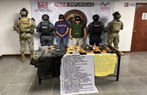 En Chiapas: Caen dos presuntos integrantes del Cártel de Sinaloa que llevaban armas y un “reglamento”