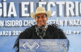 En Teopisca, Eduardo Ramírez impulsa obras de infraestructura eléctrica y educativa