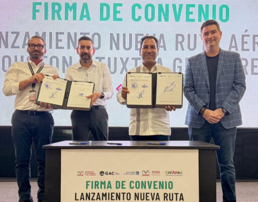 Lanzan nueva ruta aérea internacional Houston-Tuxtla Gutiérrez