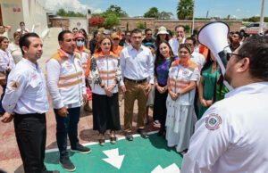 Eduardo Ramírez destaca coordinación y participación ciudadana durante Segundo Simulacro Nacional 2026