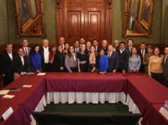 Eduardo Ramírez asiste a reuniones sobre vivienda y salud encabezadas por la presidenta Claudia Sheinbaum
