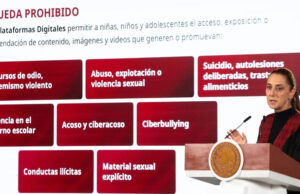 Sheinbaum presenta proyecto de decreto para obligar a plataformas digitales a bajar contenidos que inciten violencia y odio