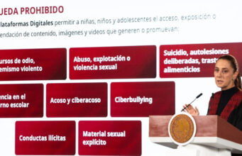 Sheinbaum presenta proyecto de decreto para obligar a plataformas digitales a bajar contenidos que inciten violencia y odio